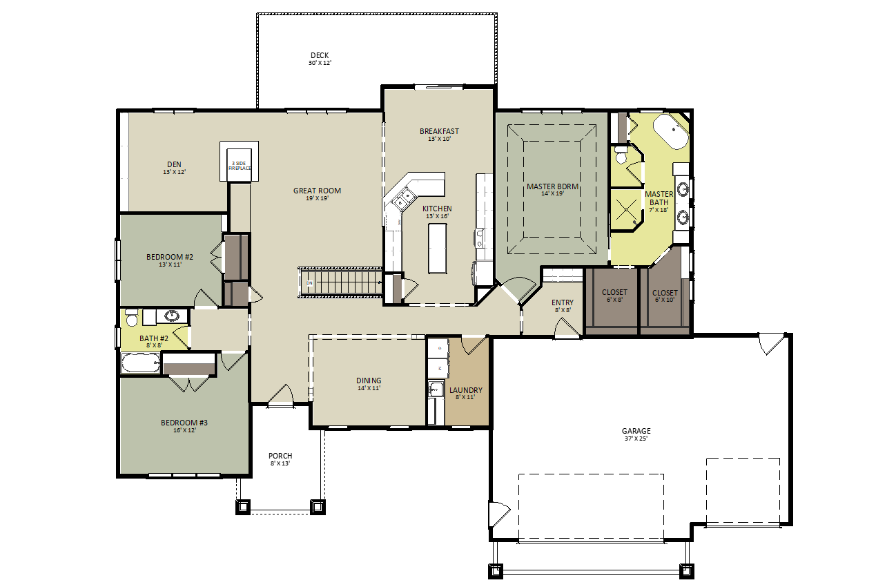Juniper First Floor Floor Plan